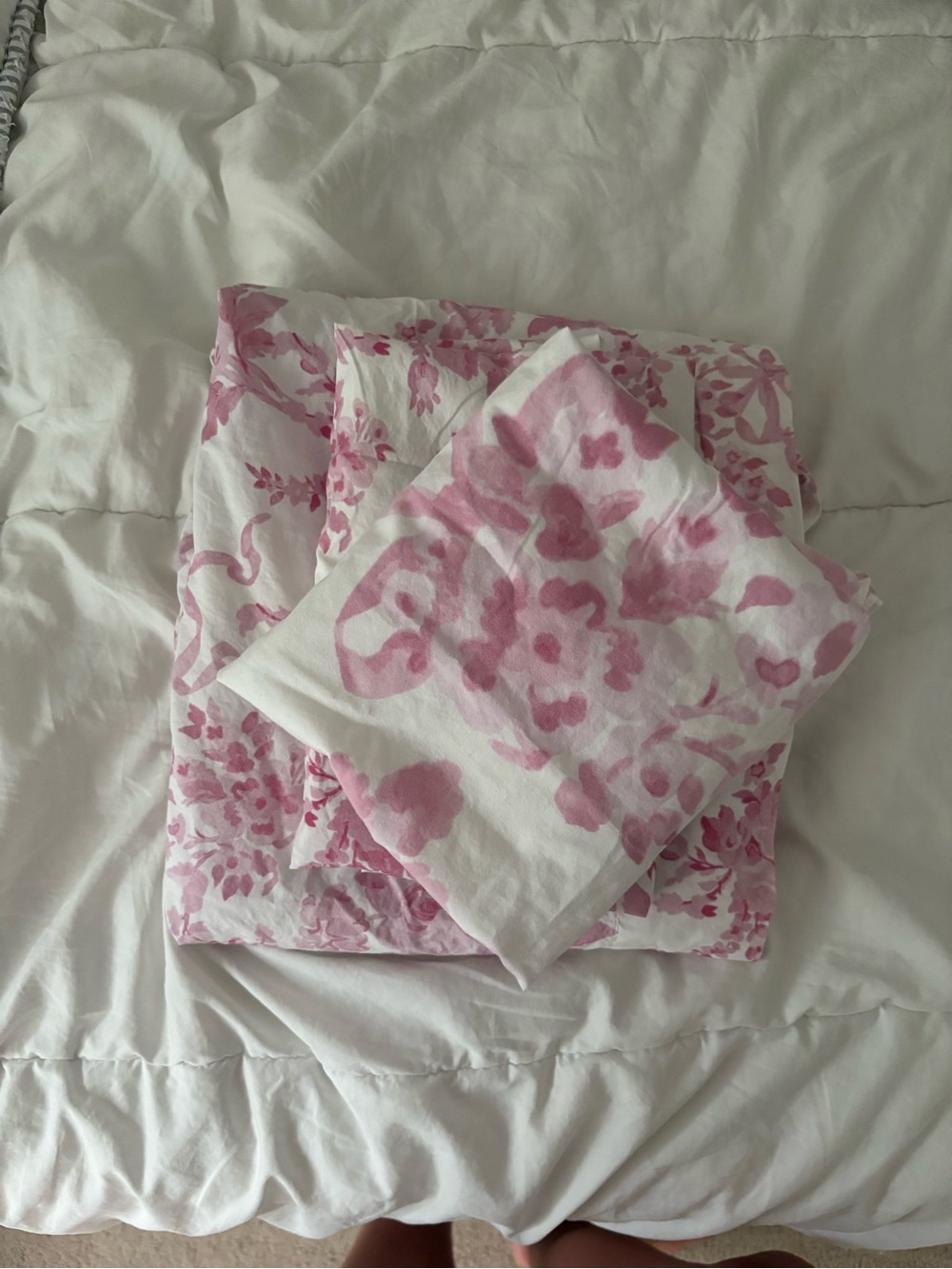 Loveshackfancy x Pottery Barn Teen gardan damask organic sheet set twin/twin xl